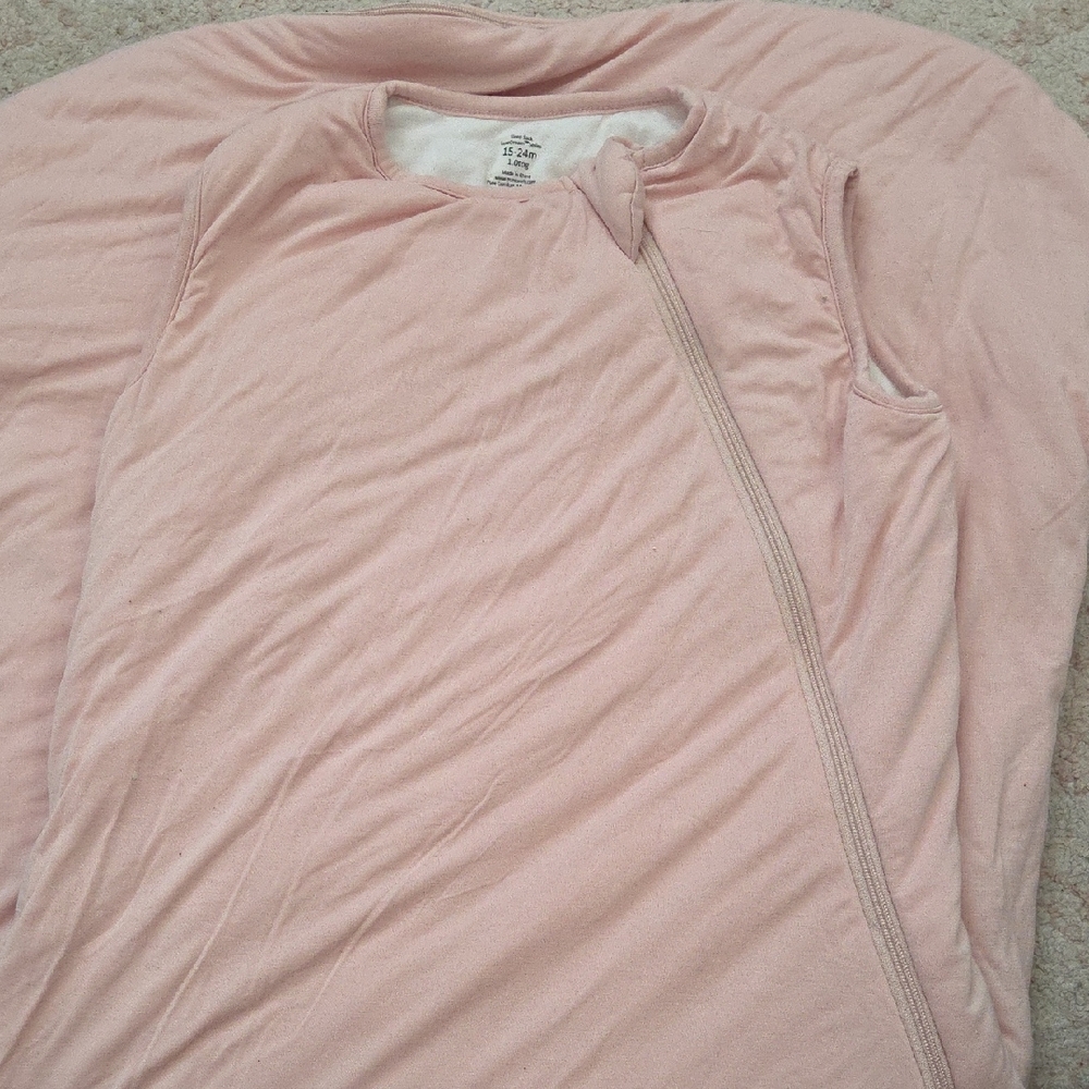Pink Sleeveless Baby Sleep Sack